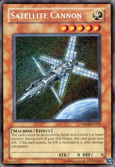 Satellite Cannon [DR04-EN241] Secret Rare Yu-Gi-Oh!
