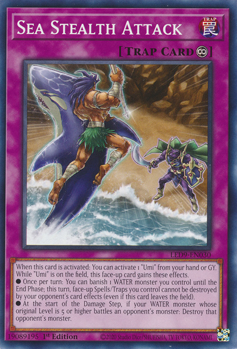Sea Stealth Attack [LED9-EN030] Common Yu-Gi-Oh!