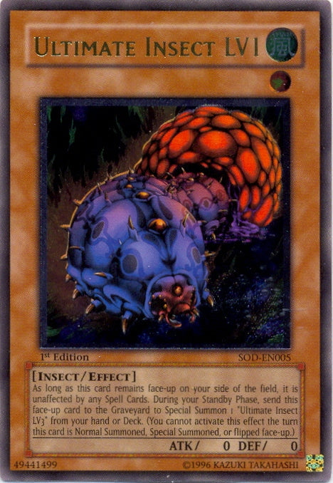 Ultimate Insect LV1 [SOD-EN005] Ultimate Rare Yu-Gi-Oh!