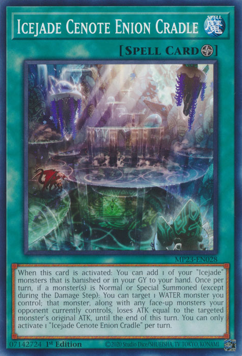 Icejade Cenote Enion Cradle [MP23-EN028] Common Yu-Gi-Oh!