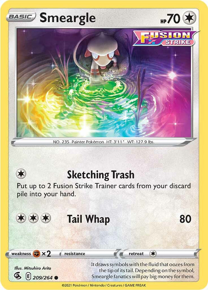 Smeargle (209/264) [Sword & Shield: Fusion Strike] Pokémon
