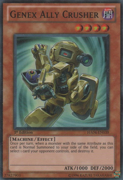 Genex Ally Crusher [HA04-EN039] Super Rare Yu-Gi-Oh!