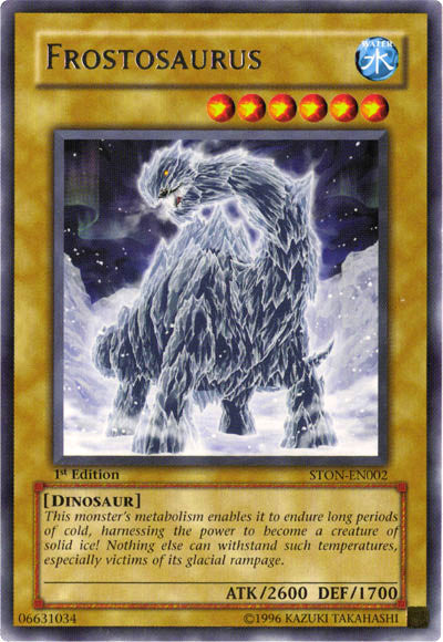 Frostosaurus [STON-EN002] Rare Yu-Gi-Oh!