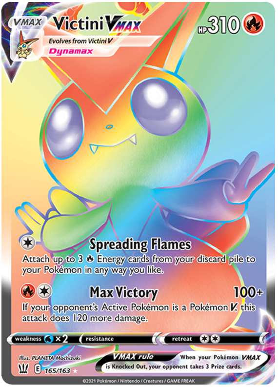 Victini VMAX (165/163) [Sword & Shield: Battle Styles] Pokémon