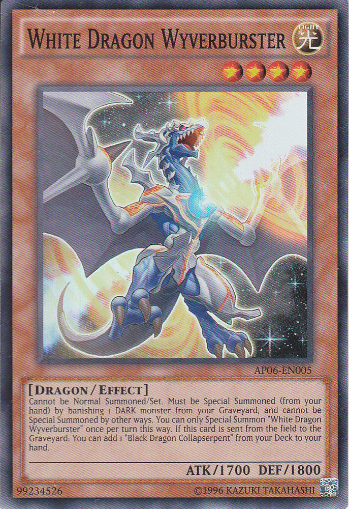 White Dragon Wyverburster [AP06-EN005] Super Rare Yu-Gi-Oh!