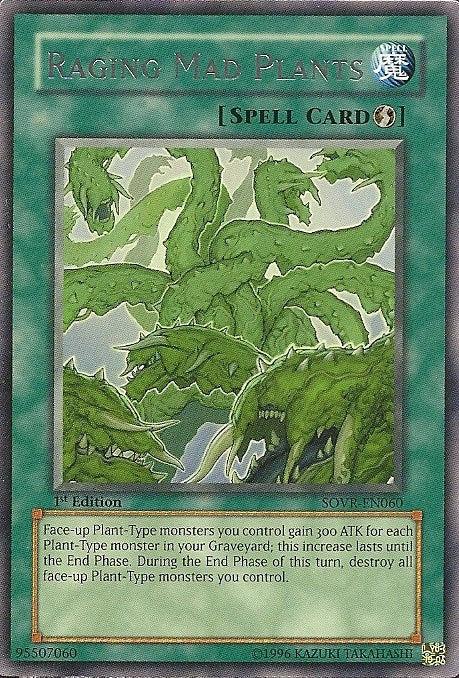 Raging Mad Plants [SOVR-EN060] Rare Yu-Gi-Oh!