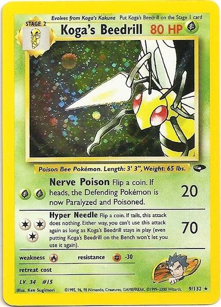 Koga's Beedrill (9/132) [Gym Challenge Unlimited] Pokémon