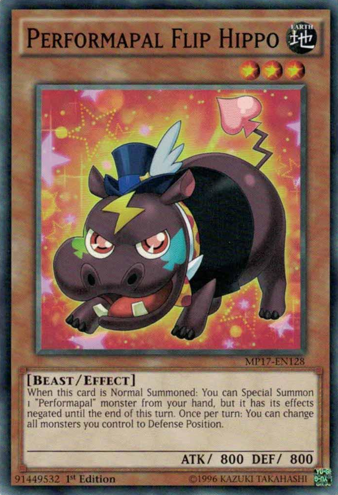 Performapal Flip Hippo [MP17-EN128] Common Yu-Gi-Oh!