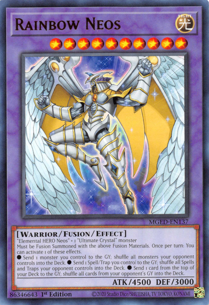 Rainbow Neos [MGED-EN137] Rare Yu-Gi-Oh!