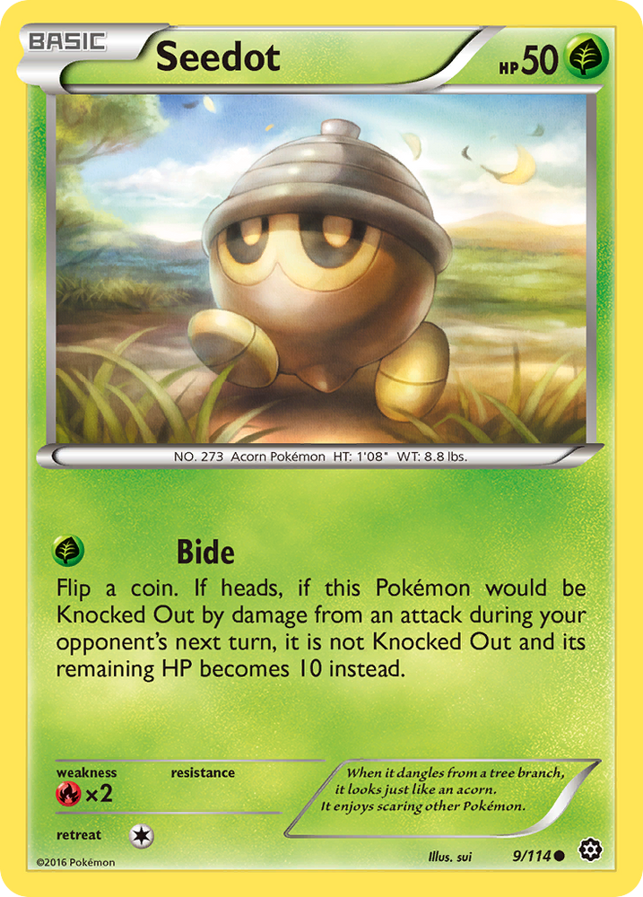 Seedot (9/114) [XY: Steam Siege] Pokémon