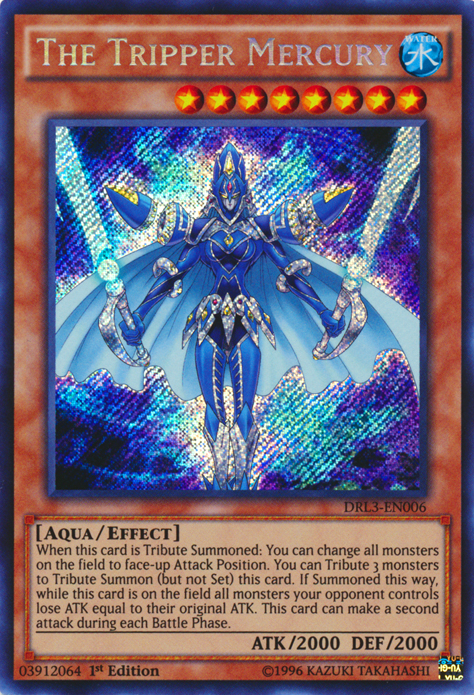 The Tripper Mercury [DRL3-EN006] Secret Rare Yu-Gi-Oh!