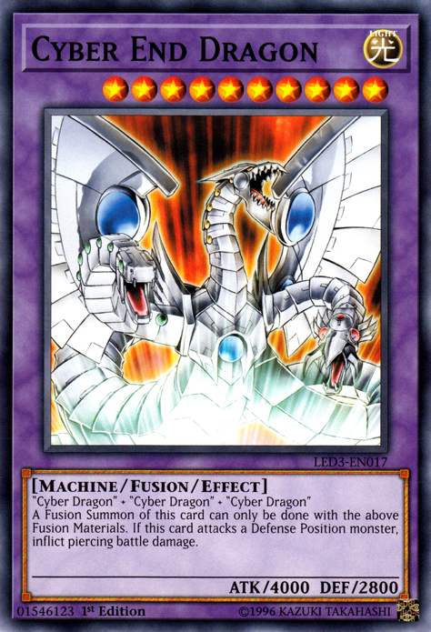 Cyber End Dragon [LED3-EN017] Common Yu-Gi-Oh!