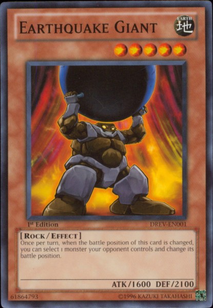 Earthquake Giant [DREV-EN001] Common Yu-Gi-Oh!