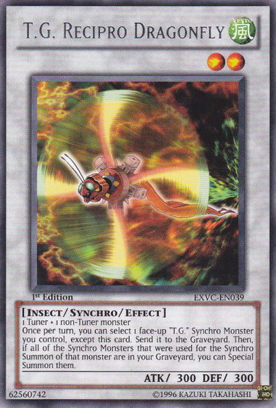 T.G. Recipro Dragonfly [EXVC-EN039] Rare Yu-Gi-Oh!