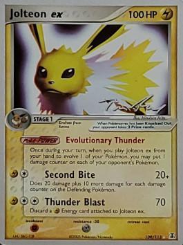 Jolteon ex (109/113) (Legendary Ascent - Tom Roos) [World Championships 2007] Pokémon