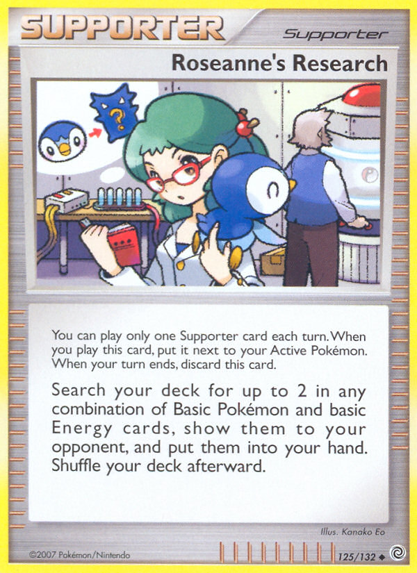 Roseanne's Research (125/132) [Diamond & Pearl: Secret Wonders] Pokémon