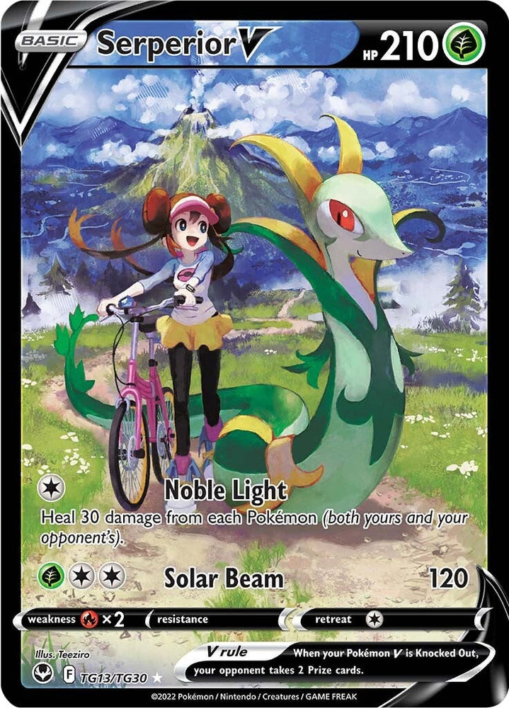 Serperior V (TG13/TG30) [Sword & Shield: Silver Tempest] Pokémon