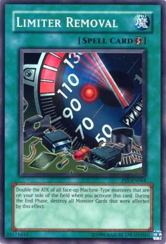 Limiter Removal [PSV-EN064] Super Rare Yu-Gi-Oh!