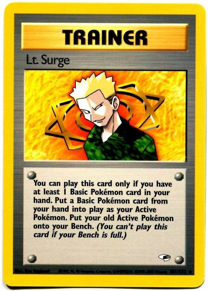 Lt. Surge (101/132) [Gym Heroes Unlimited] Pokémon