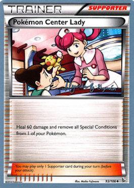 Pokemon Center Lady (93/106) (Primal Groudon - Alejandro Ng-Guzman) [World Championships 2015] Pokémon