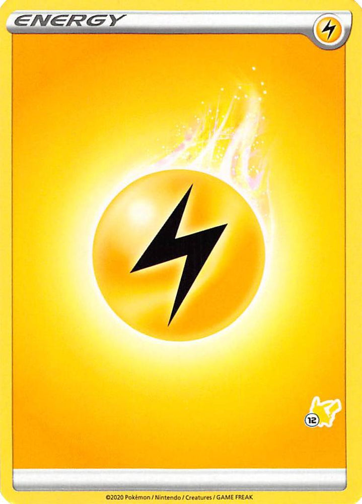 Lightning Energy (Pikachu Stamp #12) [Battle Academy 2022] Pokémon