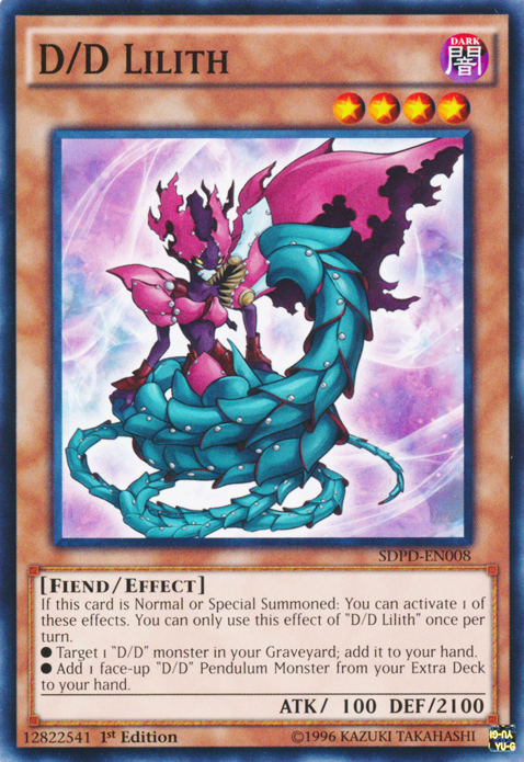 D/D Lilith [SDPD-EN008] Common Yu-Gi-Oh!