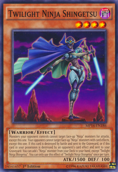 Twilight Ninja Shingetsu [MP16-EN186] Common Yu-Gi-Oh!