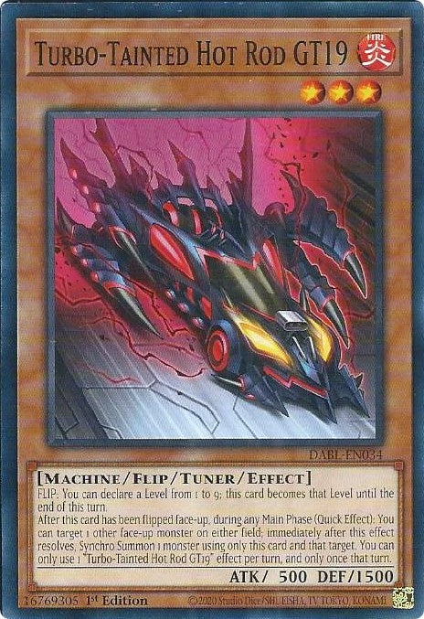 Turbo-Tainted Hot Rod GT19 [DABL-EN034] Common Yu-Gi-Oh!