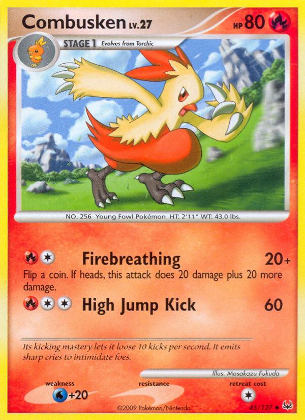 Combusken (45/127) [Platinum: Base Set] Pokémon