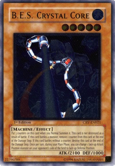 B.E.S. Crystal Core [CRV-EN021] Ultimate Rare Yu-Gi-Oh!