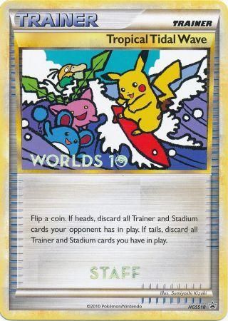 Tropical Tidal Wave (HGSS18) (Staff) [HeartGold & SoulSilver: Black Star Promos] Pokémon