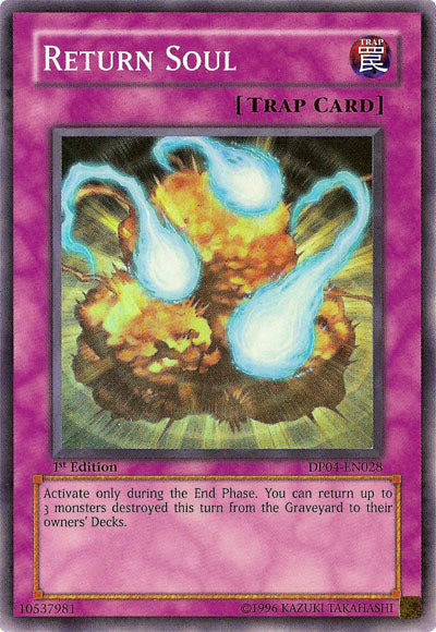 Return Soul [DP04-EN028] Super Rare Yu-Gi-Oh!