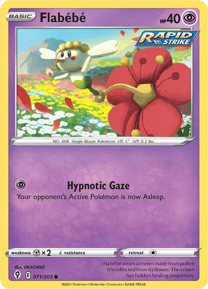 Flabebe (071/203) [Sword & Shield: Evolving Skies] Pokémon