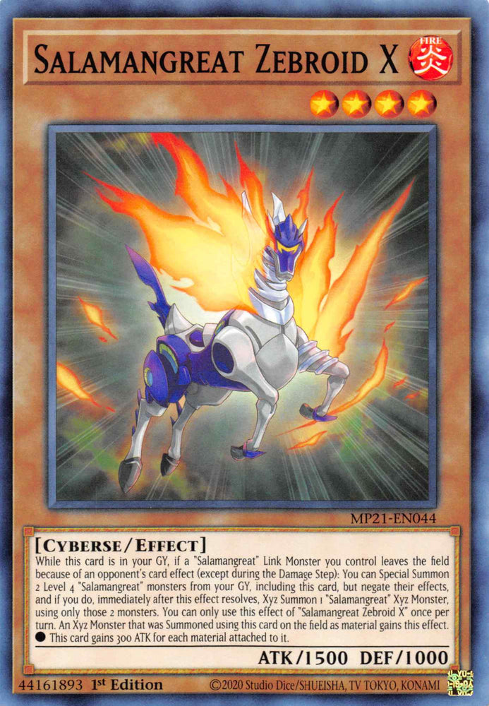 Salamangreat Zebroid X [MP21-EN044] Common Yu-Gi-Oh!