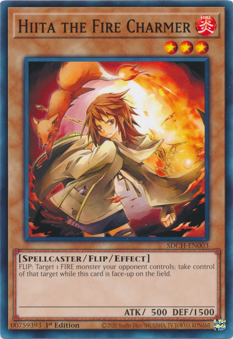 Hiita the Fire Charmer [SDCH-EN003] Common Yu-Gi-Oh!