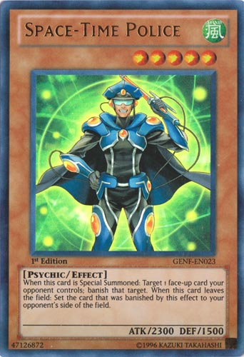 Space-Time Police [GENF-EN023] Ultra Rare Yu-Gi-Oh!