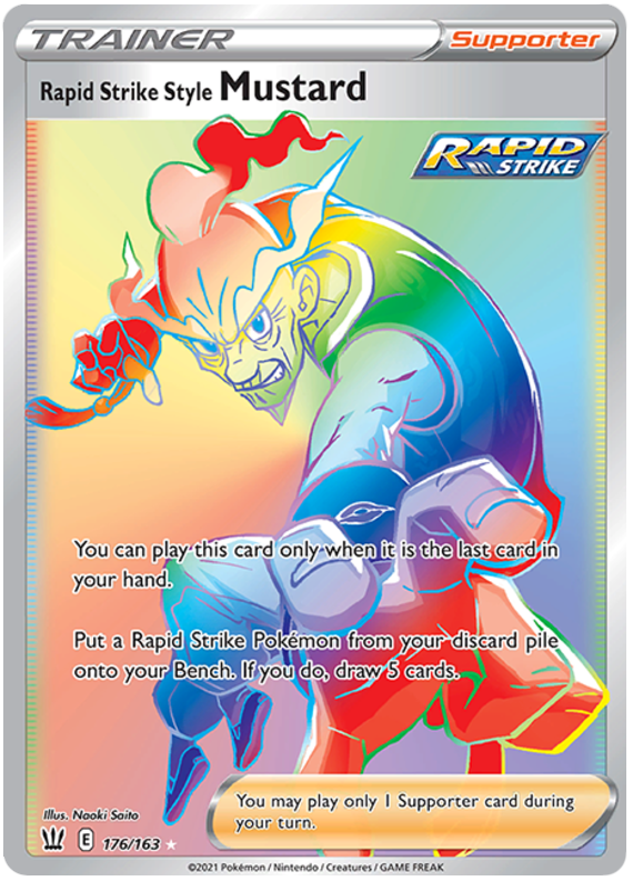 Rapid Strike Style Mustard (176/163) [Sword & Shield: Battle Styles] Pokémon
