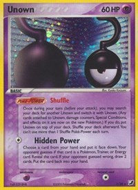 Unown (?) (?/28) [EX: Unseen Forces] Pokémon
