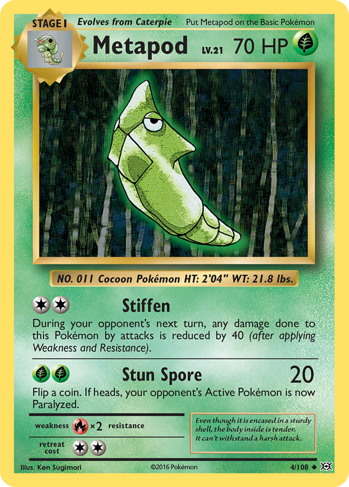 Metapod (4/108) [XY: Evolutions] Pokémon