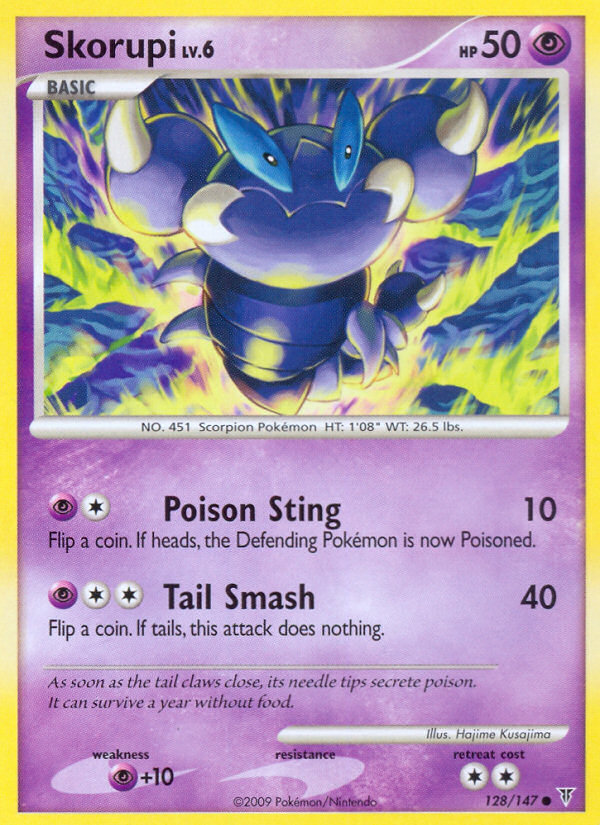 Skorupi (128/147) [Platinum: Supreme Victors] Pokémon