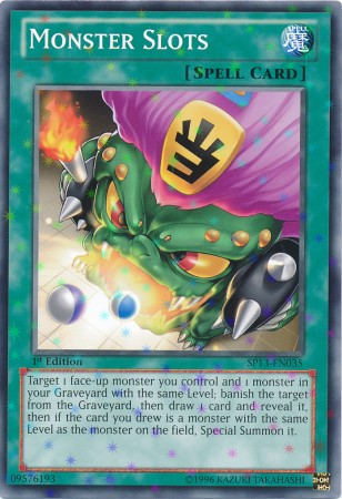 Monster Slots [SP13-EN035] Starfoil Rare Yu-Gi-Oh!
