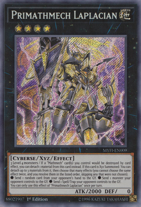 Primathmech Laplacian [MYFI-EN009] Secret Rare Yu-Gi-Oh!