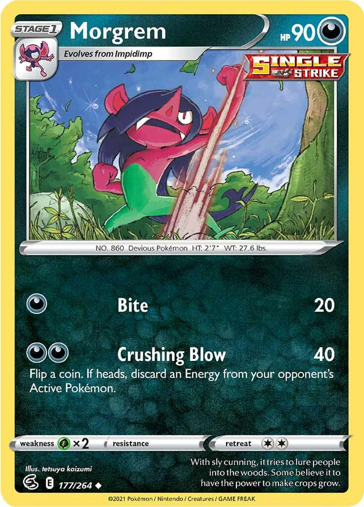 Morgrem (177/264) [Sword & Shield: Fusion Strike] Pokémon