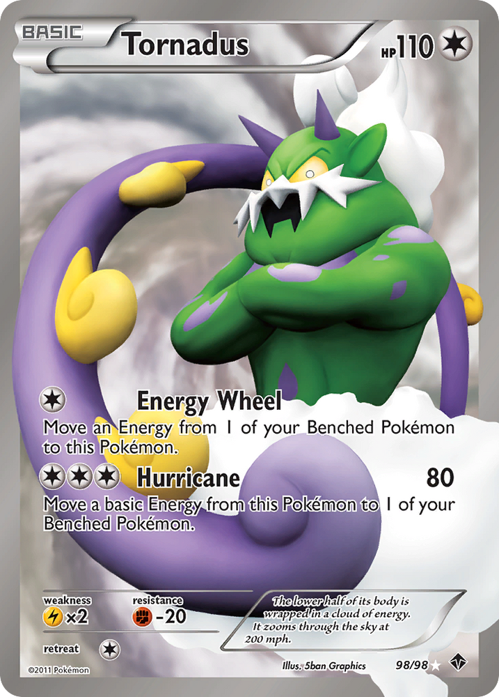 Tornadus (98/98) [Black & White: Emerging Powers] Pokémon
