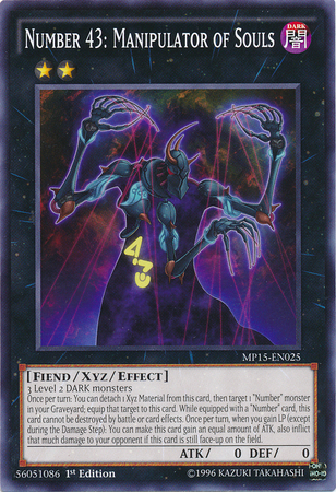 Number 43: Manipulator of Souls [MP15-EN025] Common Yu-Gi-Oh!