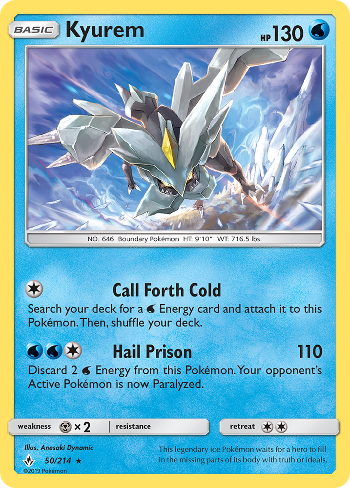 Kyurem (50/214) [Sun & Moon: Unbroken Bonds] Pokémon