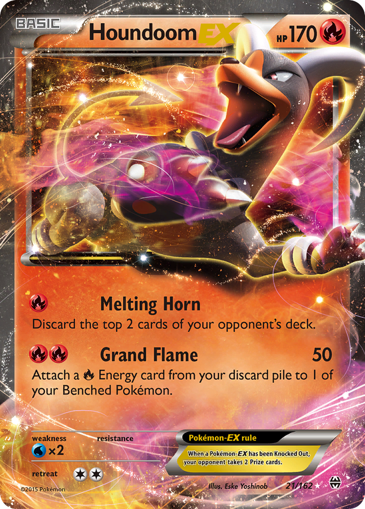 Houndoom EX (21/162) [XY: BREAKthrough] Pokémon