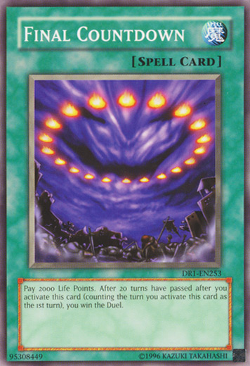 Final Countdown [DR1-EN253] Common Yu-Gi-Oh!
