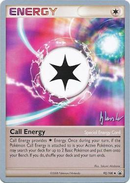 Call Energy (92/100) (Empotech - Dylan Lefavour) [World Championships 2008] Pokémon