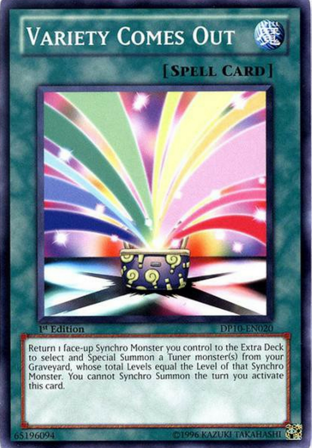 Variety Comes Out [DP10-EN020] Common Yu-Gi-Oh!